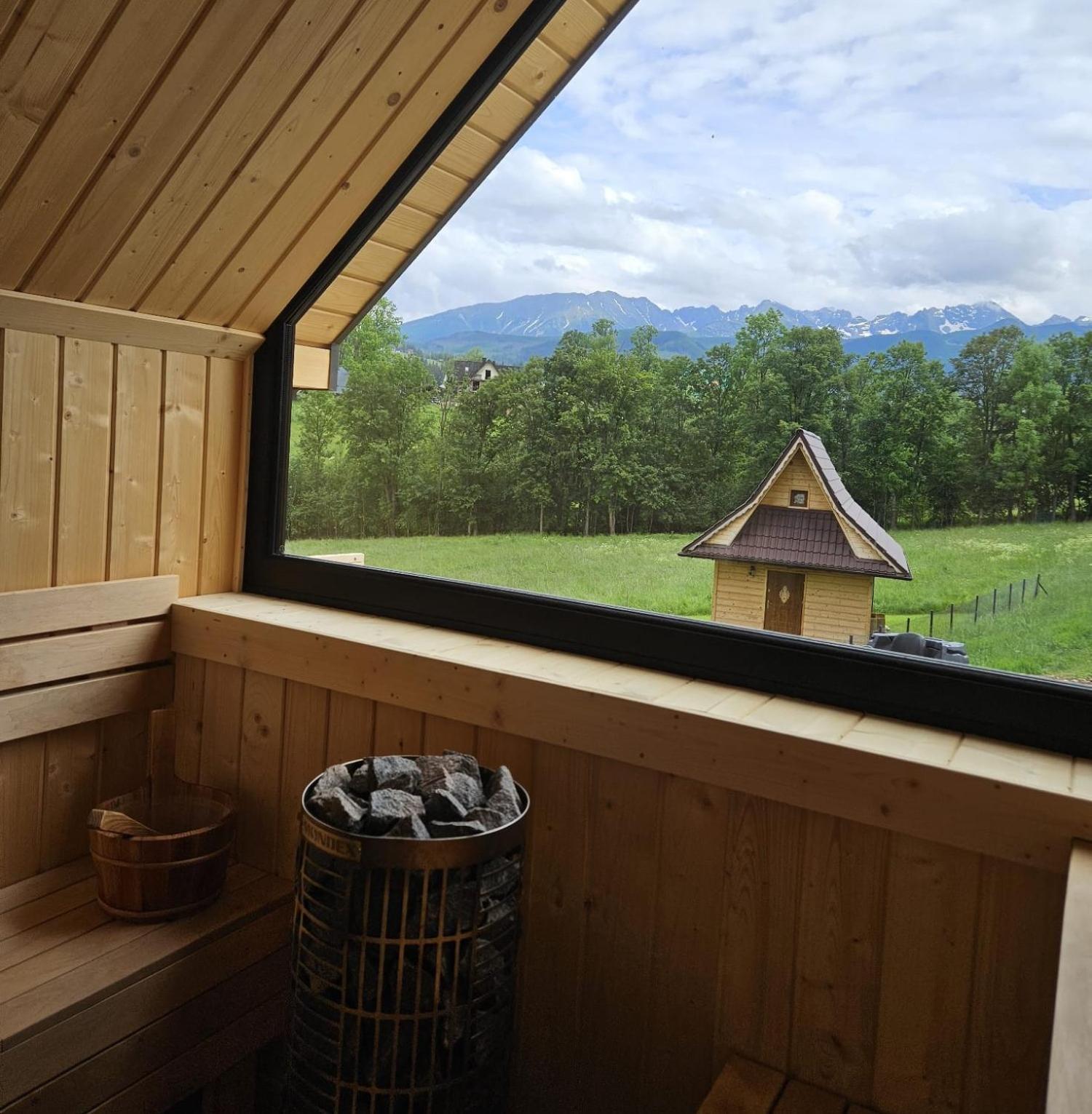 Goralska Chatka 2 Highland Cottage - Split Ac, Jacuzzi, Sauna, Private Parking, Mountains View, Garden, Закопане Экстерьер фото