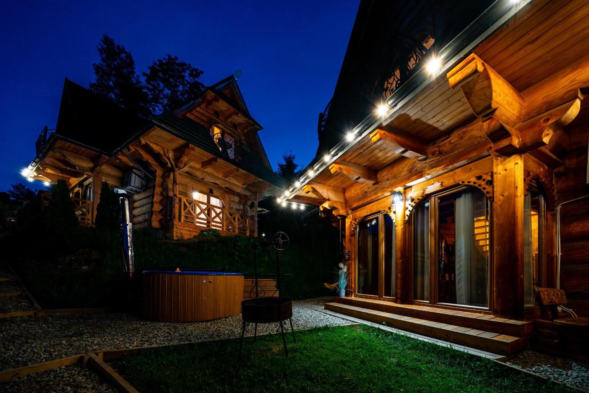 Goralska Chatka 2 Highland Cottage - Split Ac, Jacuzzi, Sauna, Private Parking, Mountains View, Garden, Закопане Экстерьер фото