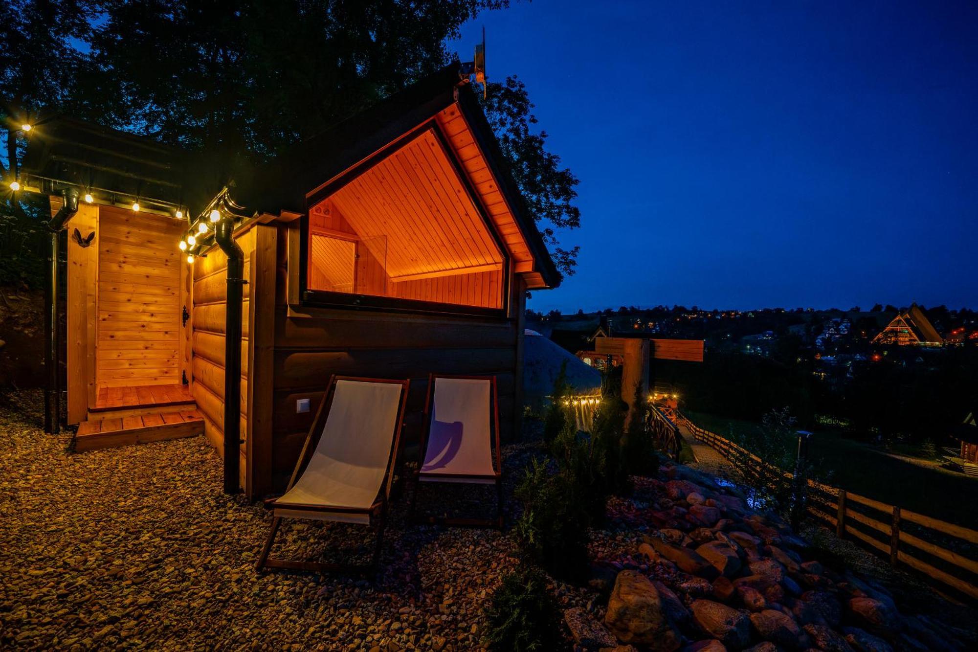 Goralska Chatka 2 Highland Cottage - Split Ac, Jacuzzi, Sauna, Private Parking, Mountains View, Garden, Закопане Экстерьер фото