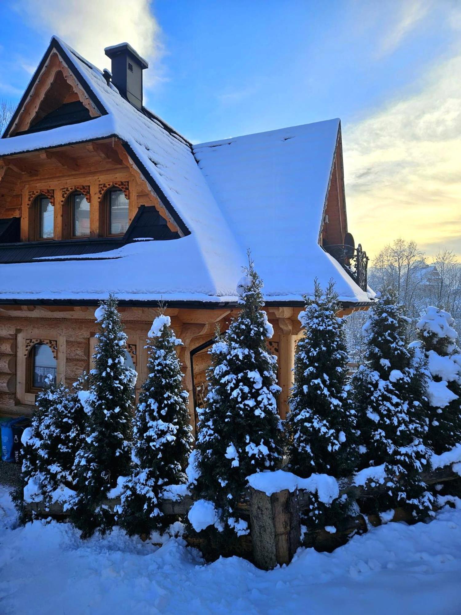 Goralska Chatka 2 Highland Cottage - Split Ac, Jacuzzi, Sauna, Private Parking, Mountains View, Garden, Закопане Экстерьер фото